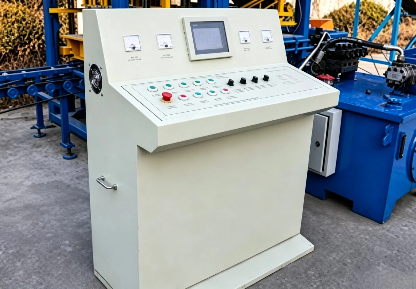 PLC of QT4‑15B PLC Automatic Brick Making Machine