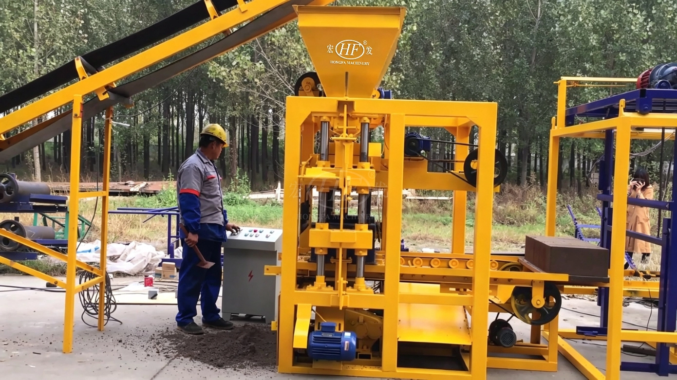 QT4‑26D Concrete Block Making Machine QT4‑26D Concrete Block Making Machine