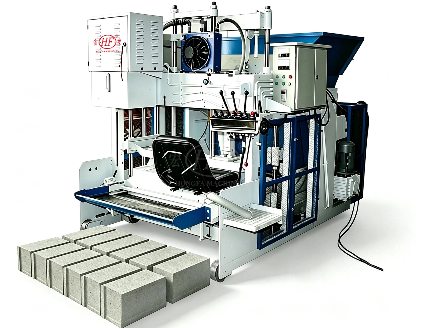 QMJ‑12A Pallet-Free Mobile Block Making Machine