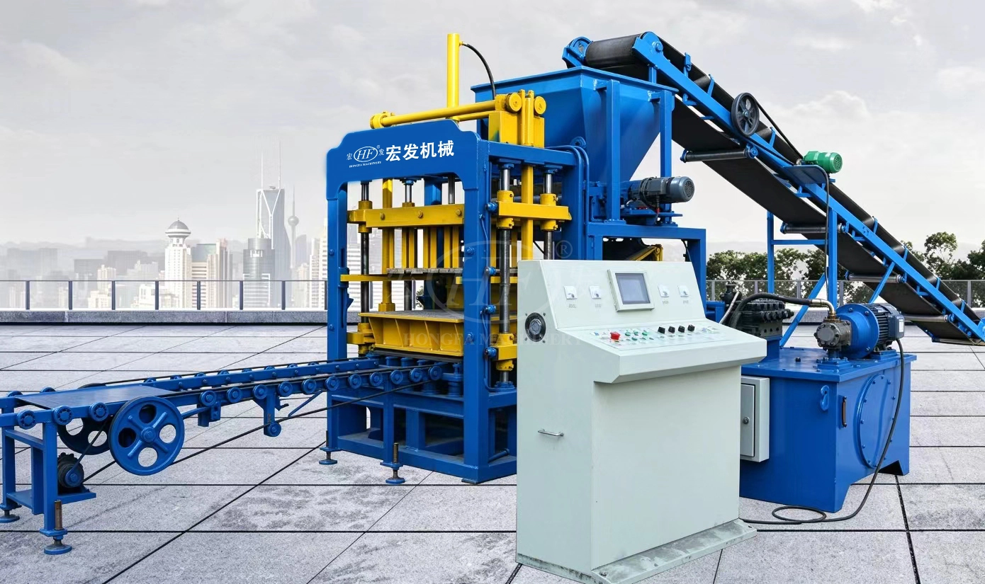 QT4-15 Solid Waste Recycling Brick Making Machine