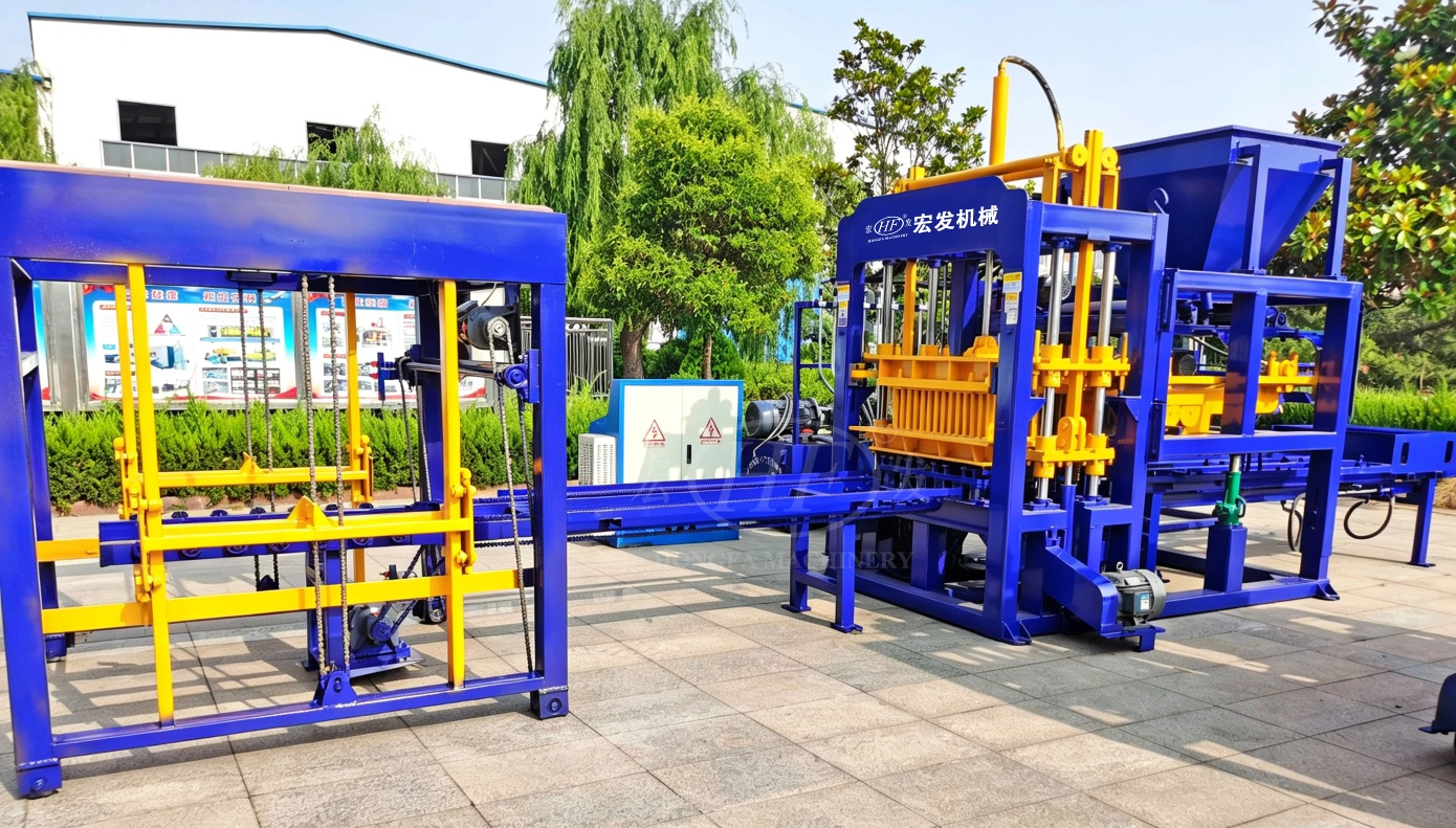 QT4-15 Automatic Concrete Pavement Brick Production Line QT4-15 Automatic Concrete Pavement Brick Production Line