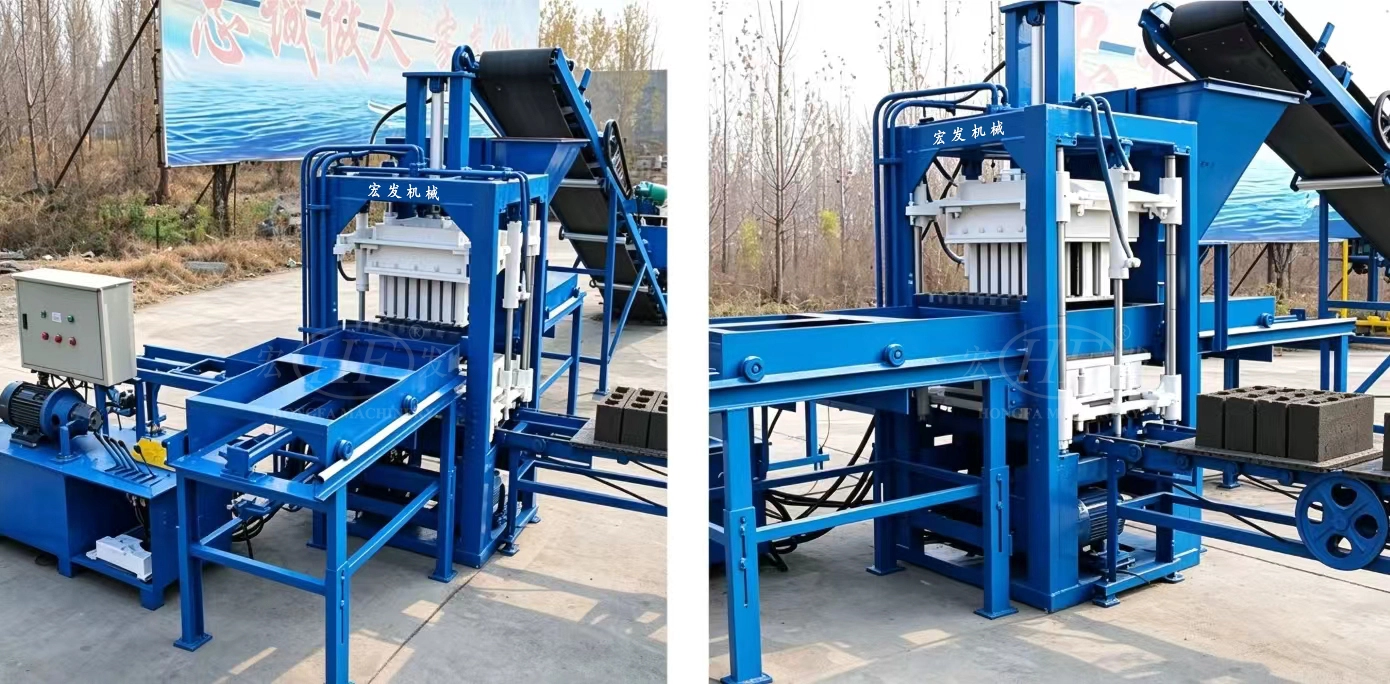 QT3-15 Fully-automatic Concrete Brick Machine