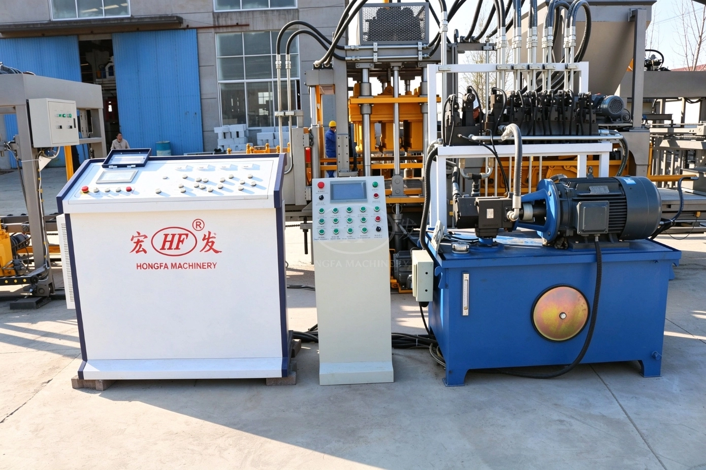 PLC of QT6‑15B Automatic Solid‑waste Recycling Brick Forming Machine PLC of QT6‑15B Automatic Solid‑waste Recycling Brick Forming Machine