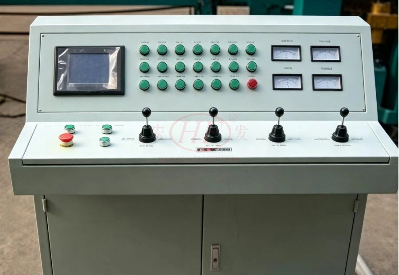 PLC of QT6-15 Automatic Concrete Brick Making Machine