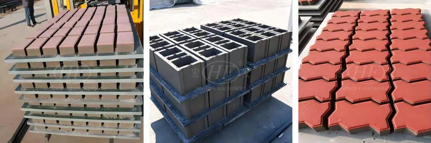 Bricks from QT6-15 Automatic Brick Making Machine Bricks from QT6-15 Automatic Brick Making Machine