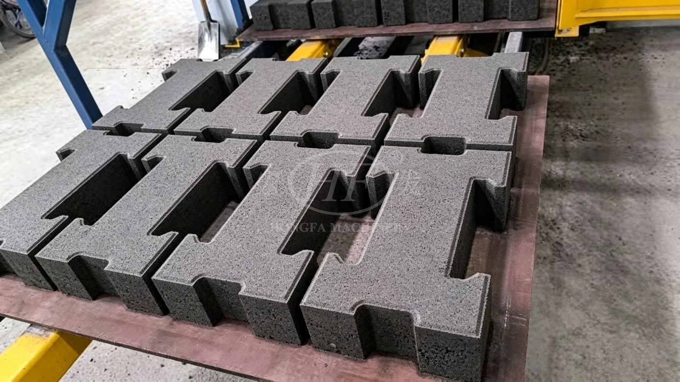 Interlocking Block from QMJ-10A Interlocking Block Making Machine Interlocking Block from QMJ-10A Interlocking Block Making Machine