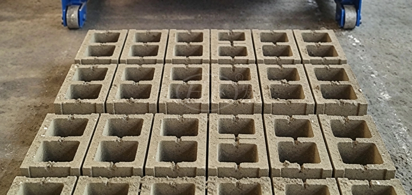 Hollow Block from QMJ-12A Semi Automatic Hollow Block Machine Hollow Block from QMJ-12A Semi Automatic Hollow Block Machine
