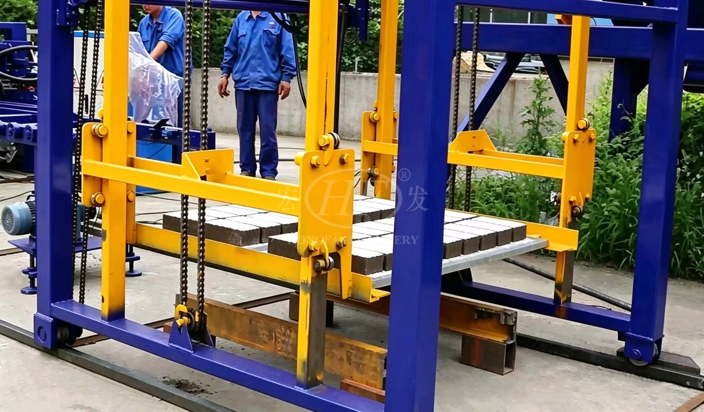 Solid Brick from QT5‑15 Automatic Concrete Solid Brick Making Machine Solid Brick from QT5‑15 Automatic Concrete Solid Brick Making Machine