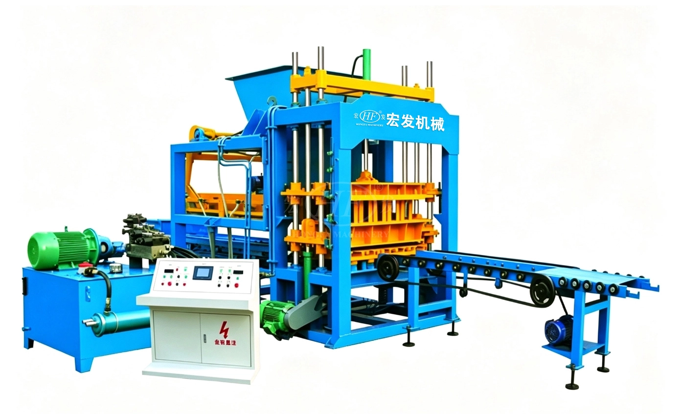 QT5‑15 Automatic Concrete Solid Brick Making Machine QT5‑15 Automatic Concrete Solid Brick Making Machine