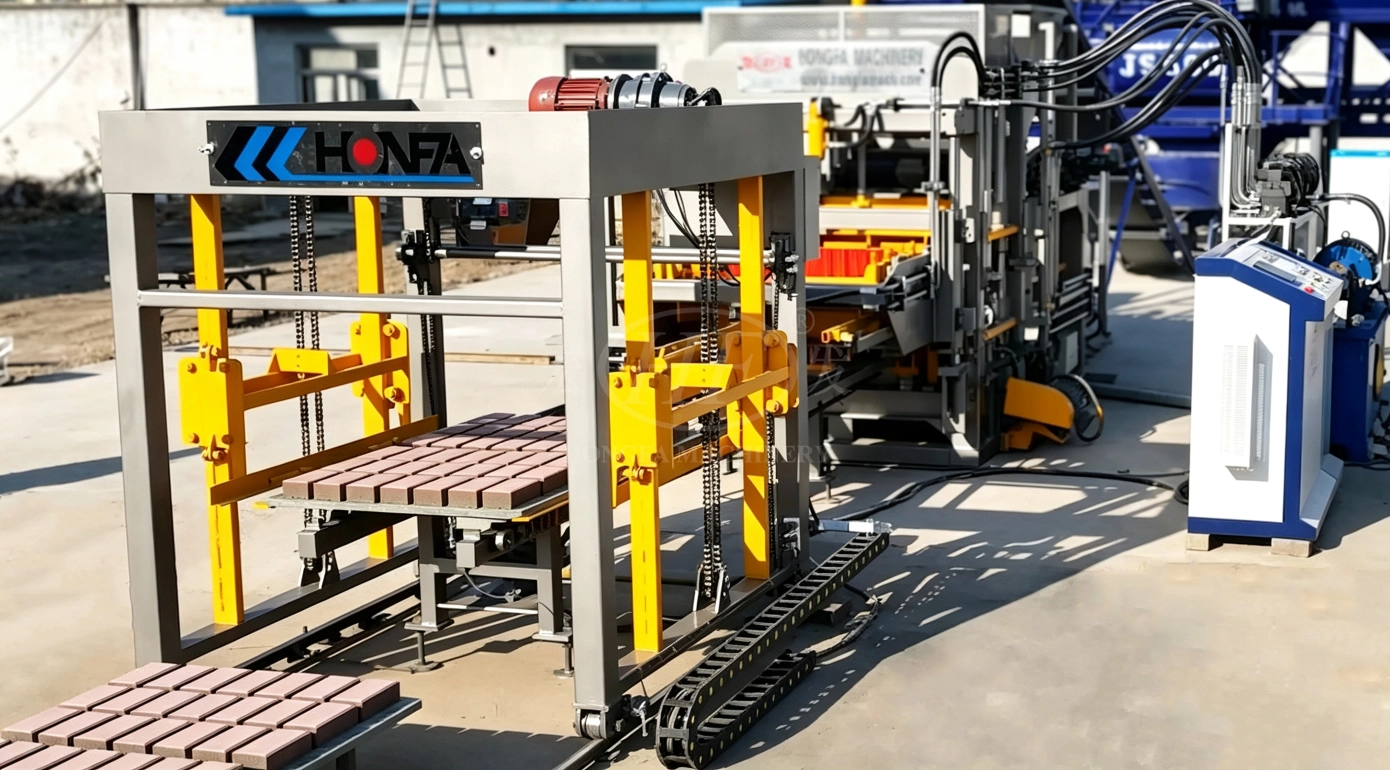 Color Paver from QT6-15 Automatic Paver Brick Making Machine Color Paver from QT6-15 Automatic Paver Brick Making Machine