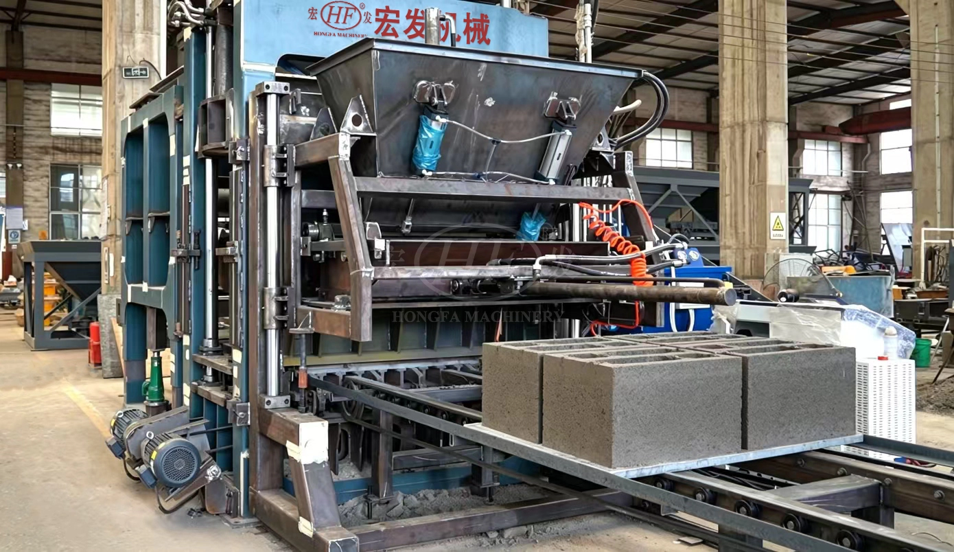 Brick Products of QT12-15C Automatic Hollow Block Forming Machine Brick Products of QT12-15C Automatic Hollow Block Forming Machine