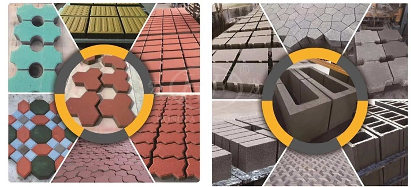 Brick Products of QT12‑15C Automatic Brick Forming Machine Brick Products of QT12‑15C Automatic Brick Forming Machine
