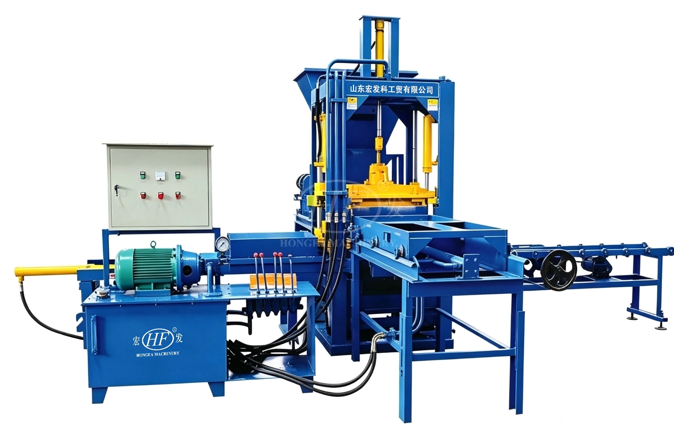 QTF3-20 Fully-automatic Concrete Brick Machine QTF3-20 Fully-automatic Concrete Brick Machine
