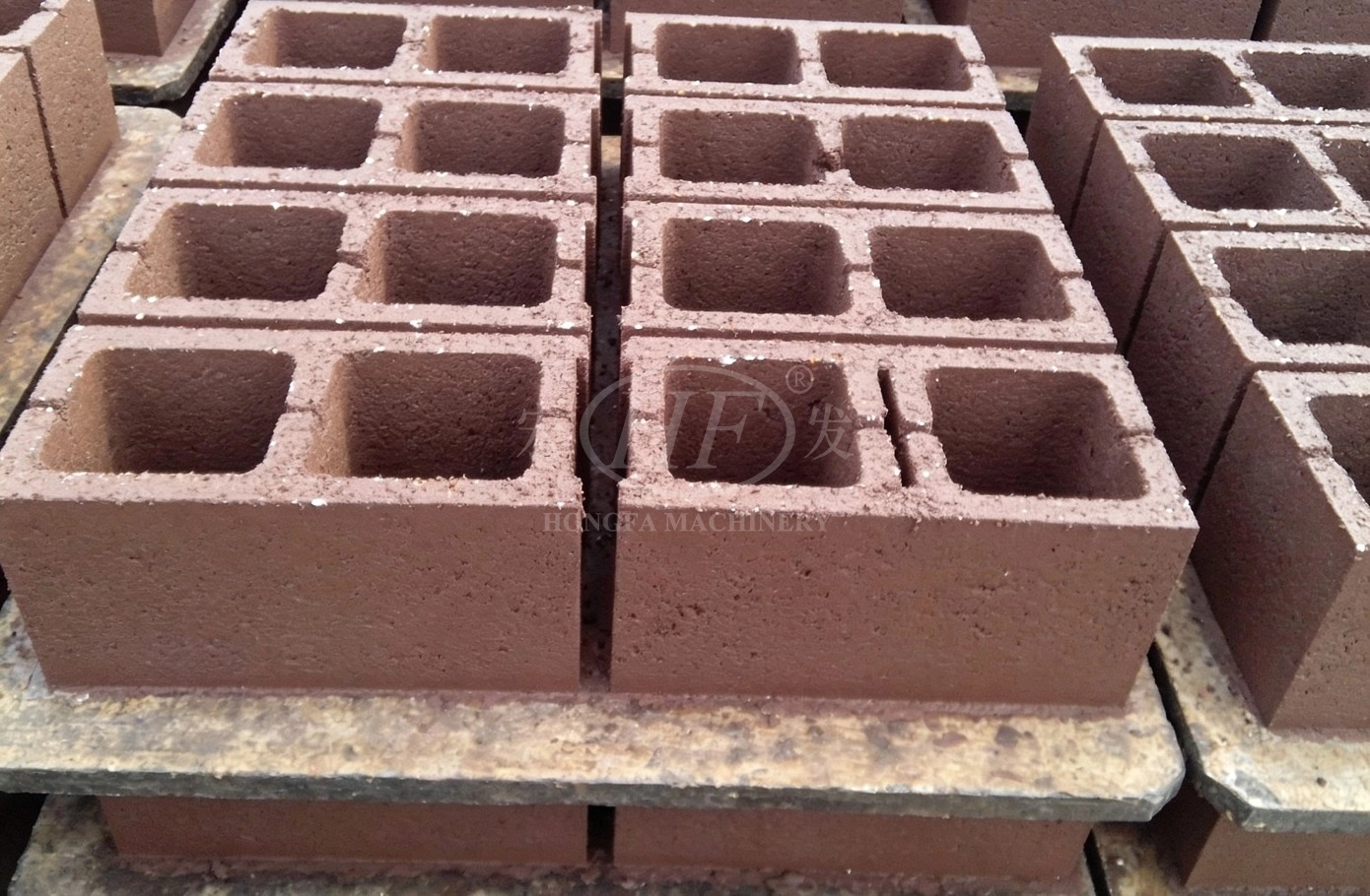 Hollow Block from QT4-25C Automatic Brick Making Machine