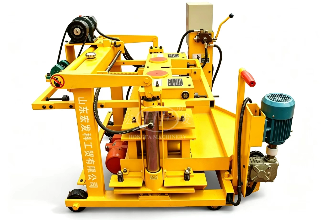QMJ‑4A Mobile Hydraulic Solid Brick Machine QMJ‑4A Mobile Hydraulic Solid Brick Machine