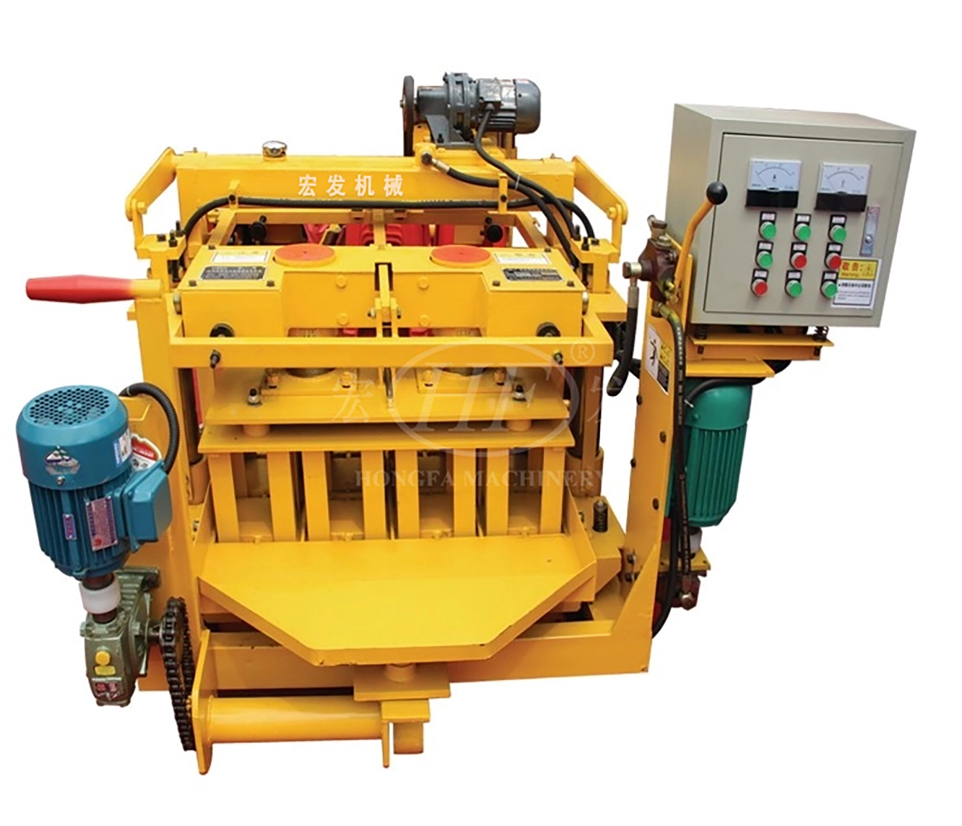 QMJ‑4A Mobile Hydraulic Block Making Machine QMJ‑4A Mobile Hydraulic Block Making Machine
