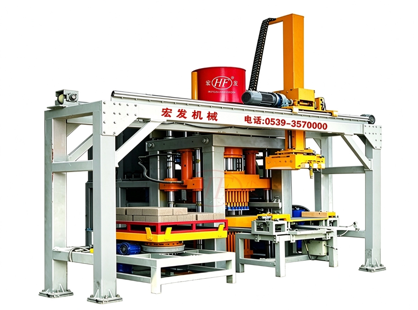 Hongfa 800T Full-Automatic Dual-Action Static Press Hongfa 800T Full-Automatic Dual-Action Static Press