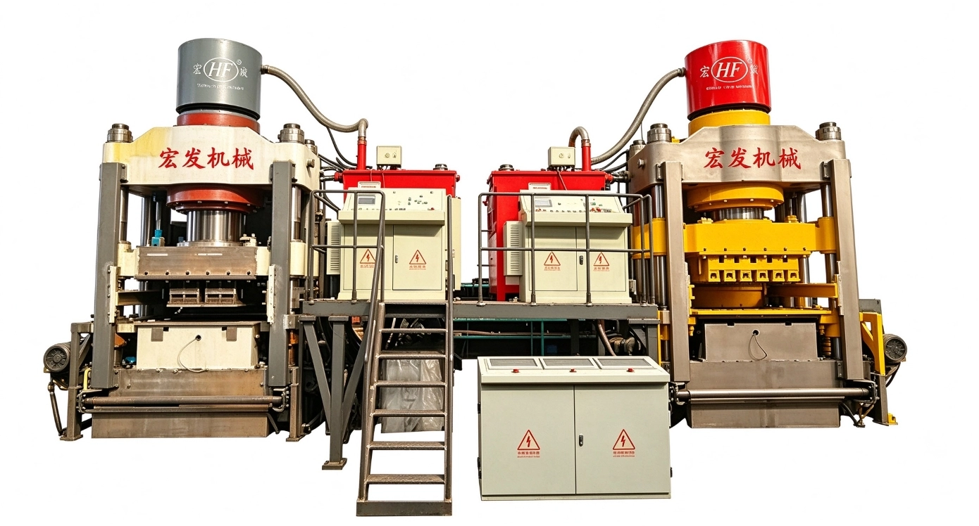 Hongfa 800T Full-Automatic Dual-Action Static Press Hongfa 800T Full-Automatic Dual-Action Static Press